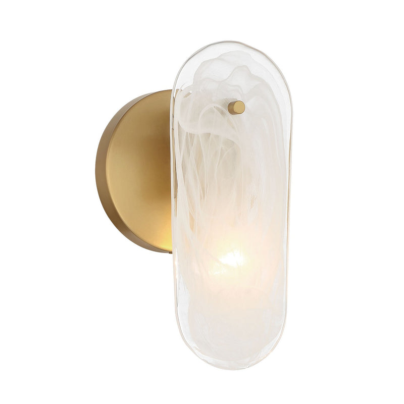 One Light Wall Sconce<br /><span style="color:#4AB0CE;">Entrega: 15-16 semanas en USA</span><br /><span style="color:#4AB0CE;font-size:60%;">PREGUNTE POR ENTREGA EN PANAMA</span><br />Collection: Oldmill<br />Finish: Legacy Brass