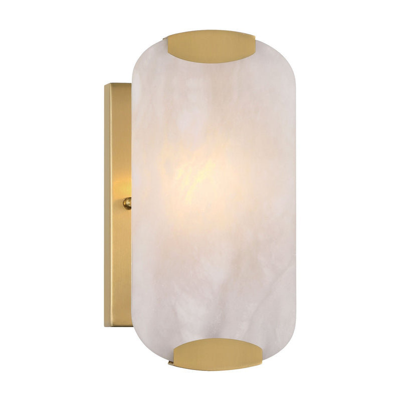 One Light Wall Sconce<br /><span style="color:#4AB0CE;">Entrega: 4-10 dias en USA</span><br /><span style="color:#4AB0CE;font-size:60%;">PREGUNTE POR ENTREGA EN PANAMA</span><br />Collection: Glowstone<br />Finish: Legacy Brass