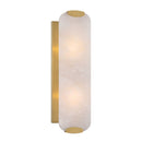Two Light Wall Sconce<br /><span style="color:#4AB0CE;">Entrega: 4-10 dias en USA</span><br /><span style="color:#4AB0CE;font-size:60%;">PREGUNTE POR ENTREGA EN PANAMA</span><br />Collection: Glowstone<br />Finish: Legacy Brass