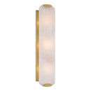 Three Light Wall Sconce<br /><span style="color:#4AB0CE;">Entrega: 4-10 dias en USA</span><br /><span style="color:#4AB0CE;font-size:60%;">PREGUNTE POR ENTREGA EN PANAMA</span><br />Collection: Glowstone<br />Finish: Legacy Brass