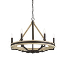 Six Light Chandelier<br /><span style="color:#4AB0CE;">Entrega: 4-10 dias en USA</span><br /><span style="color:#4AB0CE;font-size:60%;">PREGUNTE POR ENTREGA EN PANAMA</span><br />Collection: Sonoma<br />Finish: Dark Bronze