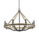 Eight Light Chandelier<br /><span style="color:#4AB0CE;">Entrega: 4-10 dias en USA</span><br /><span style="color:#4AB0CE;font-size:60%;">PREGUNTE POR ENTREGA EN PANAMA</span><br />Collection: Sonoma<br />Finish: Dark Bronze