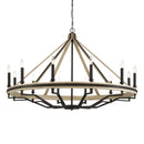 12 Light Chandelier<br /><span style="color:#4AB0CE;">Entrega: 7-8 semanas en USA</span><br /><span style="color:#4AB0CE;font-size:60%;">PREGUNTE POR ENTREGA EN PANAMA</span><br />Collection: Sonoma<br />Finish: Dark Bronze
