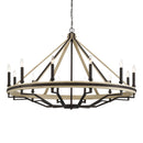 12 Light Chandelier<br /><span style="color:#4AB0CE;">Entrega: 4-10 dias en USA</span><br /><span style="color:#4AB0CE;font-size:60%;">PREGUNTE POR ENTREGA EN PANAMA</span><br />Collection: Sonoma<br />Finish: Dark Bronze