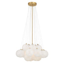 Five Light Pendant<br /><span style="color:#4AB0CE;">Entrega: 4-10 dias en USA</span><br /><span style="color:#4AB0CE;font-size:60%;">PREGUNTE POR ENTREGA EN PANAMA</span><br />Collection: Langford<br />Finish: Legacy Brass