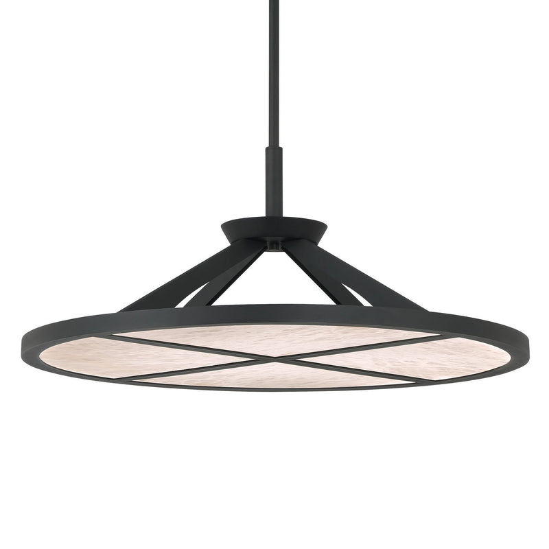 LED Pendant<br /><span style="color:#4AB0CE;">Entrega: 4-10 dias en USA</span><br /><span style="color:#4AB0CE;font-size:60%;">PREGUNTE POR ENTREGA EN PANAMA</span><br />Collection: Stiles<br />Finish: Sand Coal Black