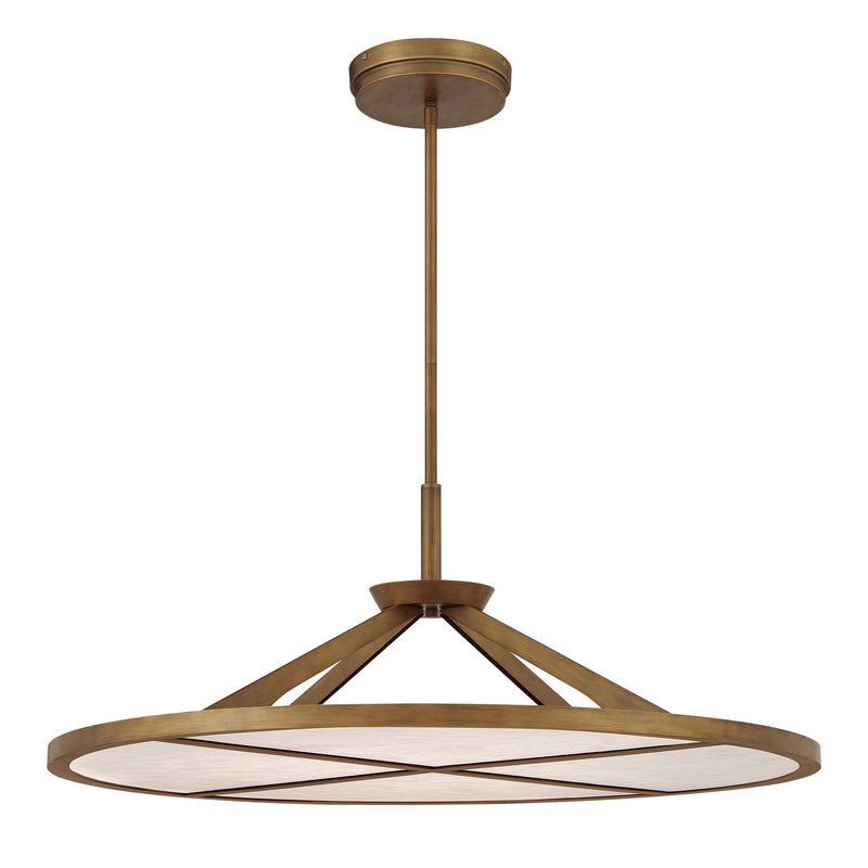LED Pendant<br /><span style="color:#4AB0CE;">Entrega: 4-10 dias en USA</span><br /><span style="color:#4AB0CE;font-size:60%;">PREGUNTE POR ENTREGA EN PANAMA</span><br />Collection: Stiles<br />Finish: Ashen Gold