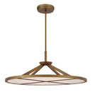 LED Pendant<br /><span style="color:#4AB0CE;">Entrega: 4-10 dias en USA</span><br /><span style="color:#4AB0CE;font-size:60%;">PREGUNTE POR ENTREGA EN PANAMA</span><br />Collection: Stiles<br />Finish: Ashen Gold