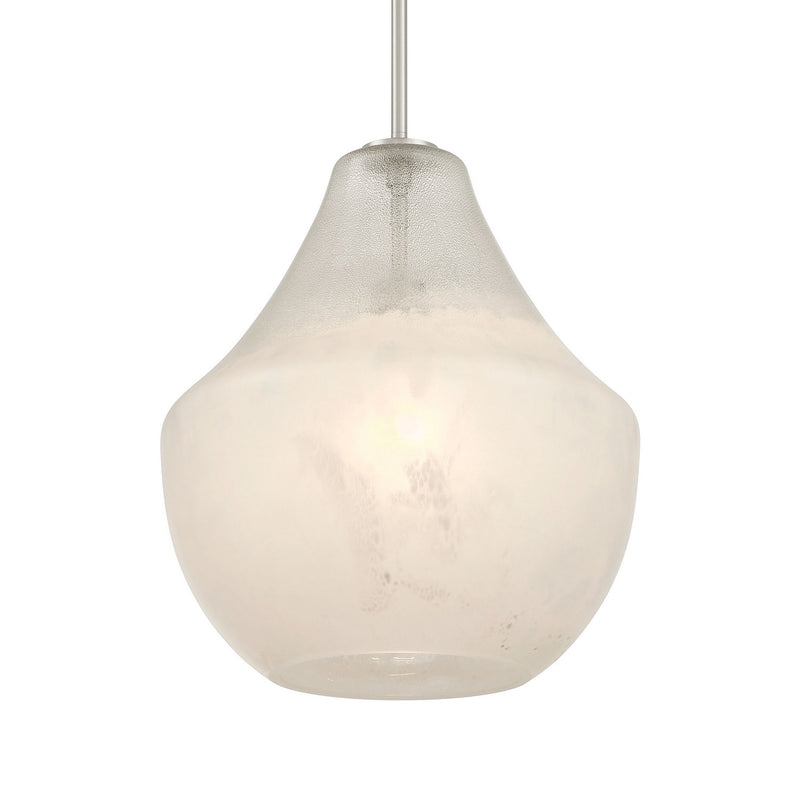 One Light Pendant<br /><span style="color:#4AB0CE;">Entrega: 4-10 dias en USA</span><br /><span style="color:#4AB0CE;font-size:60%;">PREGUNTE POR ENTREGA EN PANAMA</span><br />Collection: Pacific<br />Finish: Brushed Nickel