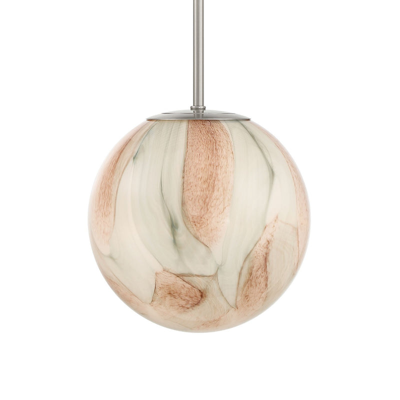One Light Pendant<br /><span style="color:#4AB0CE;">Entrega: 4-10 dias en USA</span><br /><span style="color:#4AB0CE;font-size:60%;">PREGUNTE POR ENTREGA EN PANAMA</span><br />Collection: Desert<br />Finish: Brushed Nickel