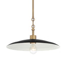 One Light Pendant<br /><span style="color:#4AB0CE;">Entrega: 4-10 dias en USA</span><br /><span style="color:#4AB0CE;font-size:60%;">PREGUNTE POR ENTREGA EN PANAMA</span><br />Collection: York<br />Finish: Dark Matte Black