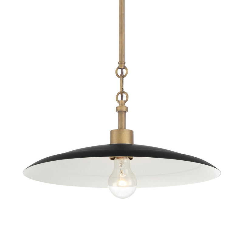 One Light Pendant<br /><span style="color:#4AB0CE;">Entrega: 4-10 dias en USA</span><br /><span style="color:#4AB0CE;font-size:60%;">PREGUNTE POR ENTREGA EN PANAMA</span><br />Collection: York<br />Finish: Dark Matte Black