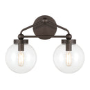 Two Light Vanity<br /><span style="color:#4AB0CE;">Entrega: 4-10 dias en USA</span><br /><span style="color:#4AB0CE;font-size:60%;">PREGUNTE POR ENTREGA EN PANAMA</span><br />Collection: Stella<br />Finish: Dark Bronze