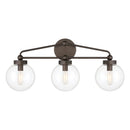 Three Light Vanity<br /><span style="color:#4AB0CE;">Entrega: 4-10 dias en USA</span><br /><span style="color:#4AB0CE;font-size:60%;">PREGUNTE POR ENTREGA EN PANAMA</span><br />Collection: Stella<br />Finish: Dark Bronze