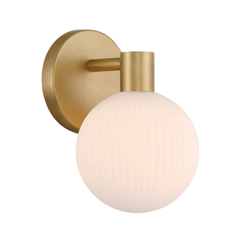 One Light Vanity<br /><span style="color:#4AB0CE;">Entrega: 4-10 dias en USA</span><br /><span style="color:#4AB0CE;font-size:60%;">PREGUNTE POR ENTREGA EN PANAMA</span><br />Collection: Fenton<br />Finish: Legacy Brass