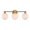 Three Light Vanity<br /><span style="color:#4AB0CE;">Entrega: 4-10 dias en USA</span><br /><span style="color:#4AB0CE;font-size:60%;">PREGUNTE POR ENTREGA EN PANAMA</span><br />Collection: Fenton<br />Finish: Legacy Brass