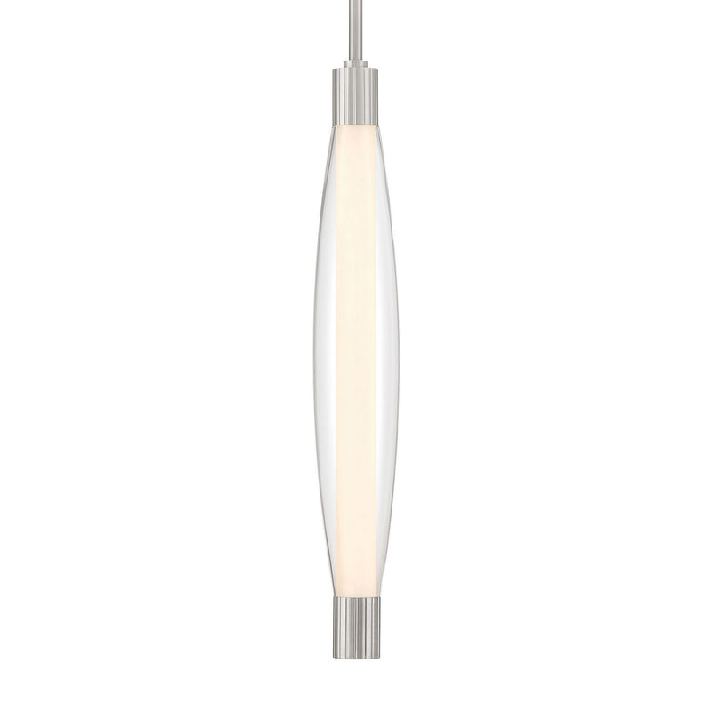 LED Pendant<br /><span style="color:#4AB0CE;">Entrega: 4-10 dias en USA</span><br /><span style="color:#4AB0CE;font-size:60%;">PREGUNTE POR ENTREGA EN PANAMA</span><br />Collection: Verto<br />Finish: Brushed Nickel