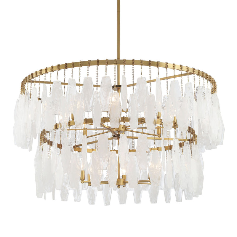 14 Light Pendant<br /><span style="color:#4AB0CE;">Entrega: 4-10 dias en USA</span><br /><span style="color:#4AB0CE;font-size:60%;">PREGUNTE POR ENTREGA EN PANAMA</span><br />Collection: Willow<br />Finish: Legacy Brass