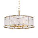 Six Light Pendant<br /><span style="color:#4AB0CE;">Entrega: 17-18 semanas en USA</span><br /><span style="color:#4AB0CE;font-size:60%;">PREGUNTE POR ENTREGA EN PANAMA</span><br />Collection: Veil<br />Finish: Legacy Brass