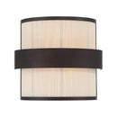 Two Light Wall Sconce<br /><span style="color:#4AB0CE;">Entrega: 4-10 dias en USA</span><br /><span style="color:#4AB0CE;font-size:60%;">PREGUNTE POR ENTREGA EN PANAMA</span><br />Collection: Harbor Wrap<br />Finish: Dark Bronze