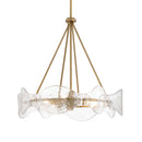 Six Light Pendant<br /><span style="color:#4AB0CE;">Entrega: 4-10 dias en USA</span><br /><span style="color:#4AB0CE;font-size:60%;">PREGUNTE POR ENTREGA EN PANAMA</span><br />Collection: Elora<br />Finish: Legacy Brass
