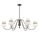 Six Light Chandelier<br /><span style="color:#4AB0CE;">Entrega: 4-10 dias en USA</span><br /><span style="color:#4AB0CE;font-size:60%;">PREGUNTE POR ENTREGA EN PANAMA</span><br />Collection: Althia<br />Finish: Textured Dark Bronze