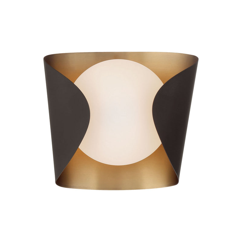 One Light Vanity<br /><span style="color:#4AB0CE;">Entrega: 4-10 dias en USA</span><br /><span style="color:#4AB0CE;font-size:60%;">PREGUNTE POR ENTREGA EN PANAMA</span><br />Collection: Flare<br />Finish: Dark Bronze