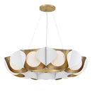 Nine Light Pendant<br /><span style="color:#4AB0CE;">Entrega: 4-10 dias en USA</span><br /><span style="color:#4AB0CE;font-size:60%;">PREGUNTE POR ENTREGA EN PANAMA</span><br />Collection: Flare<br />Finish: Sand White