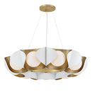 Nine Light Pendant<br /><span style="color:#4AB0CE;">Entrega: 4-10 dias en USA</span><br /><span style="color:#4AB0CE;font-size:60%;">PREGUNTE POR ENTREGA EN PANAMA</span><br />Collection: Flare<br />Finish: Sand White