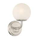 One Light Vanity<br /><span style="color:#4AB0CE;">Entrega: 4-10 dias en USA</span><br /><span style="color:#4AB0CE;font-size:60%;">PREGUNTE POR ENTREGA EN PANAMA</span><br />Collection: Whitehall<br />Finish: Brushed Nickel