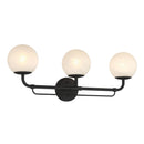 Three Light Vanity<br /><span style="color:#4AB0CE;">Entrega: 4-10 dias en USA</span><br /><span style="color:#4AB0CE;font-size:60%;">PREGUNTE POR ENTREGA EN PANAMA</span><br />Collection: Whitehall<br />Finish: Dark Matte Black