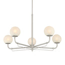Five Light Chandelier<br /><span style="color:#4AB0CE;">Entrega: 4-10 dias en USA</span><br /><span style="color:#4AB0CE;font-size:60%;">PREGUNTE POR ENTREGA EN PANAMA</span><br />Collection: Whitehall<br />Finish: Brushed Nickel