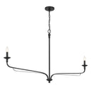 Two Light Chandelier<br /><span style="color:#4AB0CE;">Entrega: 4-10 dias en USA</span><br /><span style="color:#4AB0CE;font-size:60%;">PREGUNTE POR ENTREGA EN PANAMA</span><br />Collection: Velena<br />Finish: Dark Matte Black