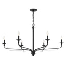 Six Light Chandelier<br /><span style="color:#4AB0CE;">Entrega: 4-10 dias en USA</span><br /><span style="color:#4AB0CE;font-size:60%;">PREGUNTE POR ENTREGA EN PANAMA</span><br />Collection: Velena<br />Finish: Dark Matte Black