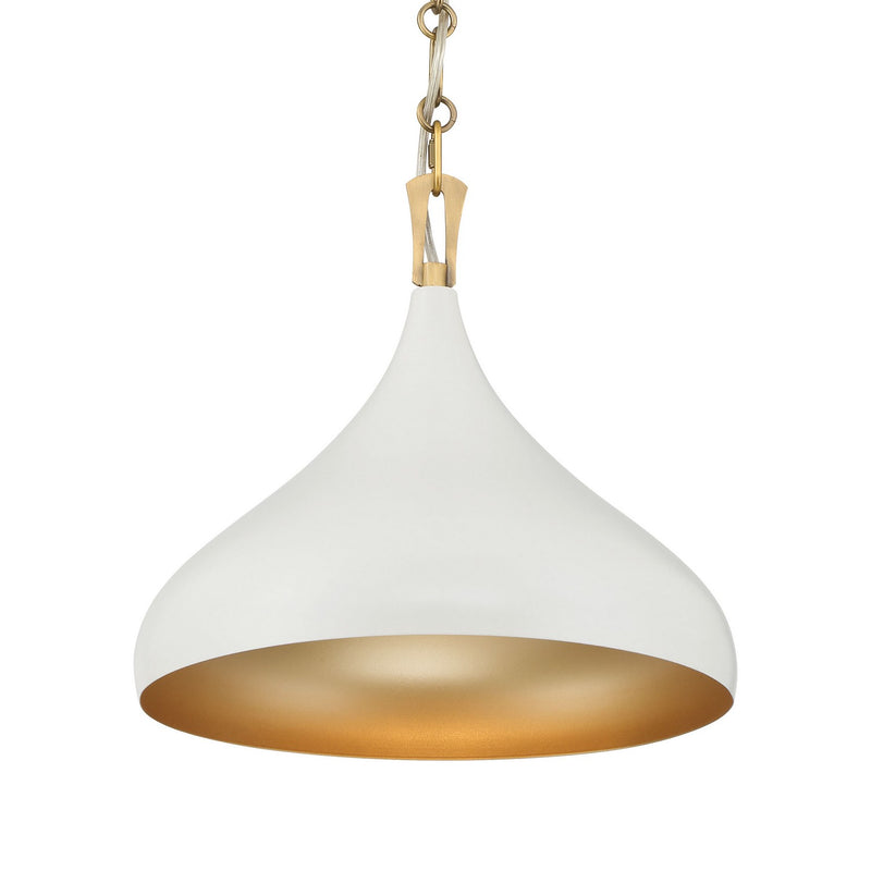 One Light Pendant<br /><span style="color:#4AB0CE;">Entrega: 4-10 dias en USA</span><br /><span style="color:#4AB0CE;font-size:60%;">PREGUNTE POR ENTREGA EN PANAMA</span><br />Collection: Cedar Lane<br />Finish: Off White Cream