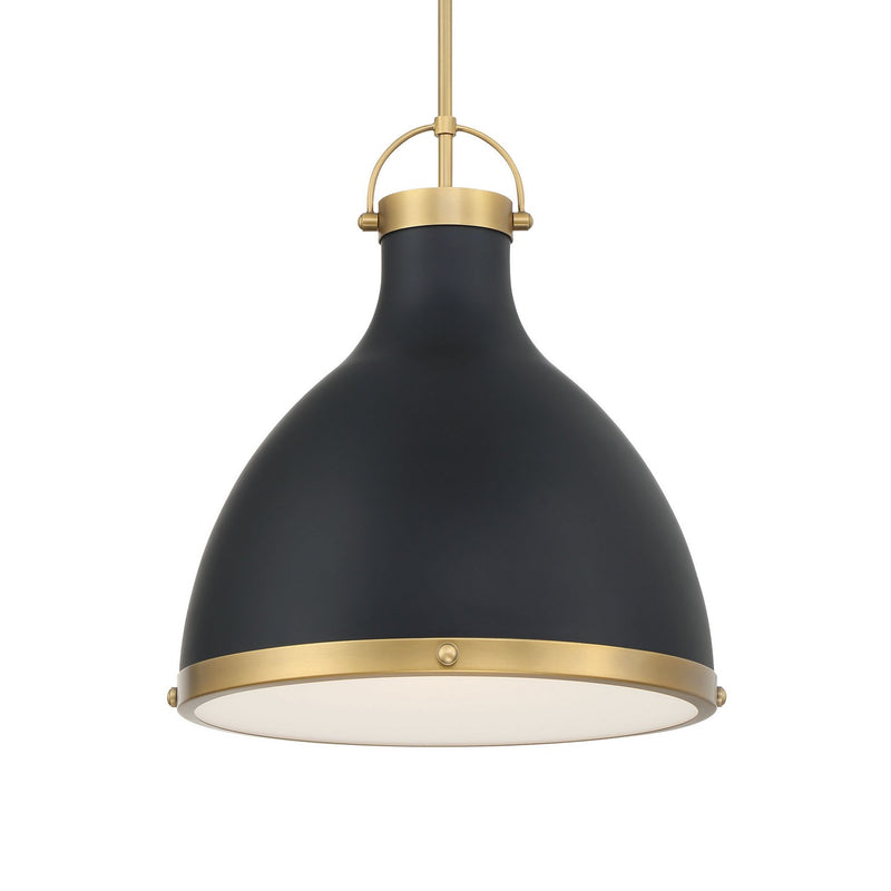 One Light Pendant<br /><span style="color:#4AB0CE;">Entrega: 4-10 dias en USA</span><br /><span style="color:#4AB0CE;font-size:60%;">PREGUNTE POR ENTREGA EN PANAMA</span><br />Collection: Lynk<br />Finish: Dark Matte Black