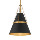 One Light Pendant<br /><span style="color:#4AB0CE;">Entrega: 4-5 semanas en USA</span><br /><span style="color:#4AB0CE;font-size:60%;">PREGUNTE POR ENTREGA EN PANAMA</span><br />Collection: Springfield<br />Finish: Dark Matte Black