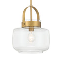 One Light Pendant<br /><span style="color:#4AB0CE;">Entrega: 4-10 dias en USA</span><br /><span style="color:#4AB0CE;font-size:60%;">PREGUNTE POR ENTREGA EN PANAMA</span><br />Collection: WickGlow<br />Finish: Legacy Brass