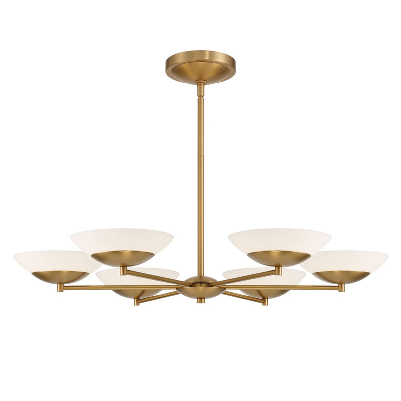 LED Chandelier<br /><span style="color:#4AB0CE;">Entrega: 4-10 dias en USA</span><br /><span style="color:#4AB0CE;font-size:60%;">PREGUNTE POR ENTREGA EN PANAMA</span><br />Collection: Solara<br />Finish: Legacy Brass