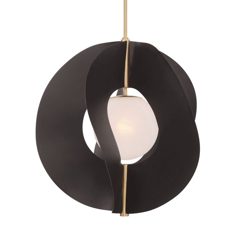 One Light Pendant<br /><span style="color:#4AB0CE;">Entrega: 4-10 dias en USA</span><br /><span style="color:#4AB0CE;font-size:60%;">PREGUNTE POR ENTREGA EN PANAMA</span><br />Collection: Gloria<br />Finish: Dark Bronze