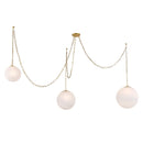 Three Light Pendant<br /><span style="color:#4AB0CE;">Entrega: 9-10 semanas en USA</span><br /><span style="color:#4AB0CE;font-size:60%;">PREGUNTE POR ENTREGA EN PANAMA</span><br />Collection: Marbelle<br />Finish: Legacy Brass