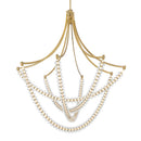 LED Chandelier<br /><span style="color:#4AB0CE;">Entrega: 4-10 dias en USA</span><br /><span style="color:#4AB0CE;font-size:60%;">PREGUNTE POR ENTREGA EN PANAMA</span><br />Collection: Pearl<br />Finish: Legacy Brass