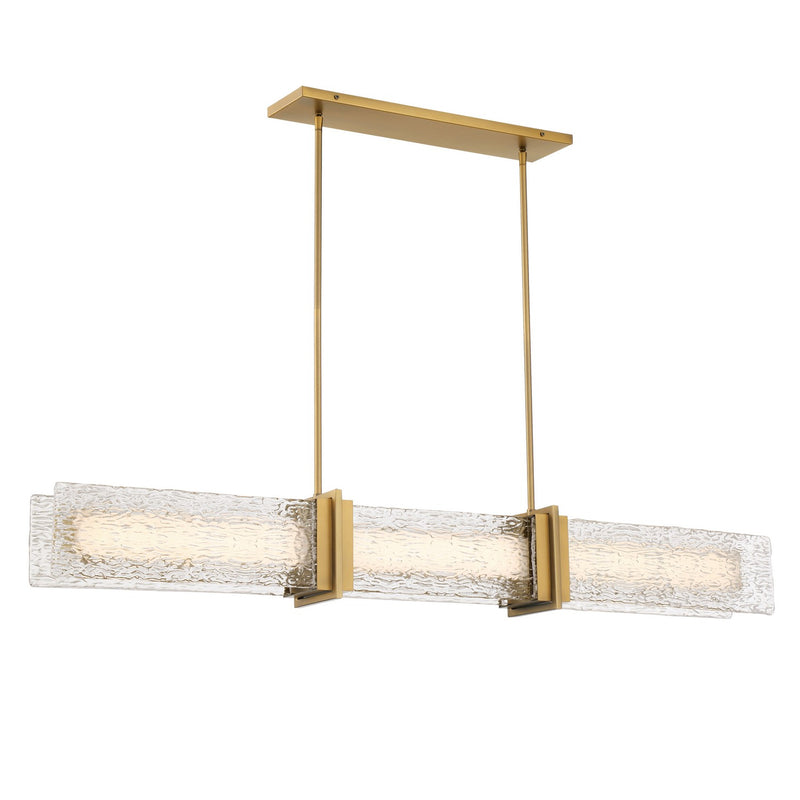LED Island Pendant<br /><span style="color:#4AB0CE;">Entrega: 4-10 dias en USA</span><br /><span style="color:#4AB0CE;font-size:60%;">PREGUNTE POR ENTREGA EN PANAMA</span><br />Collection: Lumina<br />Finish: Legacy Brass