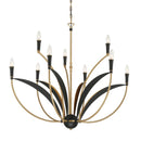 Nine Light Chandelier<br /><span style="color:#4AB0CE;">Entrega: 1-2 semanas en USA</span><br /><span style="color:#4AB0CE;font-size:60%;">PREGUNTE POR ENTREGA EN PANAMA</span><br />Collection: Miller<br />Finish: Legacy Brass