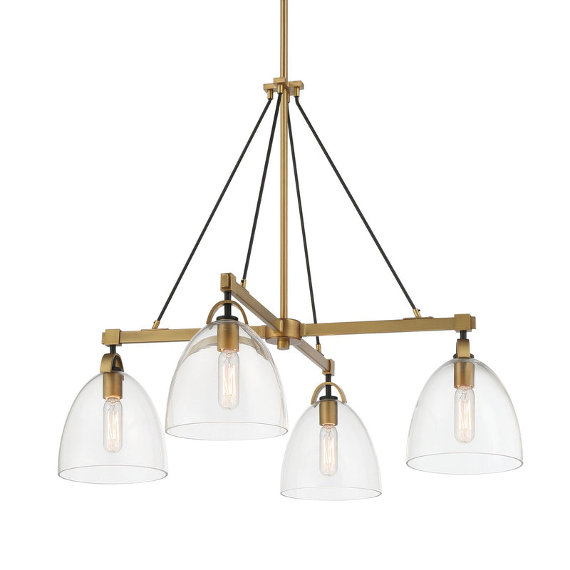 Four Light Chandelier<br /><span style="color:#4AB0CE;">Entrega: 4-10 dias en USA</span><br /><span style="color:#4AB0CE;font-size:60%;">PREGUNTE POR ENTREGA EN PANAMA</span><br />Collection: Sommersby<br />Finish: Legacy Brass