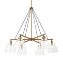 Six Light Chandelier<br /><span style="color:#4AB0CE;">Entrega: 4-10 dias en USA</span><br /><span style="color:#4AB0CE;font-size:60%;">PREGUNTE POR ENTREGA EN PANAMA</span><br />Collection: Sommersby<br />Finish: Legacy Brass