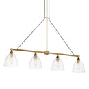 Four Light Island Pendant<br /><span style="color:#4AB0CE;">Entrega: 4-10 dias en USA</span><br /><span style="color:#4AB0CE;font-size:60%;">PREGUNTE POR ENTREGA EN PANAMA</span><br />Collection: Sommersby<br />Finish: Legacy Brass