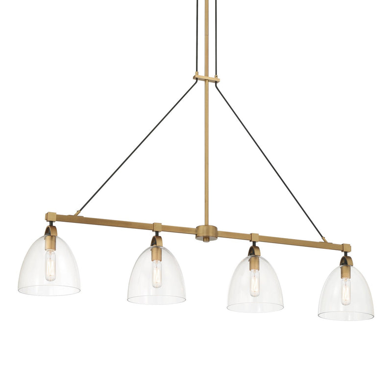 Four Light Island Pendant<br /><span style="color:#4AB0CE;">Entrega: 4-10 dias en USA</span><br /><span style="color:#4AB0CE;font-size:60%;">PREGUNTE POR ENTREGA EN PANAMA</span><br />Collection: Sommersby<br />Finish: Legacy Brass