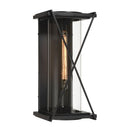 One Light Outdoor Wall Sconce<br /><span style="color:#4AB0CE;">Entrega: 4-10 dias en USA</span><br /><span style="color:#4AB0CE;font-size:60%;">PREGUNTE POR ENTREGA EN PANAMA</span><br />Collection: Rockhill<br />Finish: Dark Matte Black