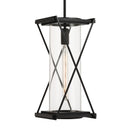 One Light Outdoor Pendant<br /><span style="color:#4AB0CE;">Entrega: 4-10 dias en USA</span><br /><span style="color:#4AB0CE;font-size:60%;">PREGUNTE POR ENTREGA EN PANAMA</span><br />Collection: Rockhill<br />Finish: Dark Matte Black